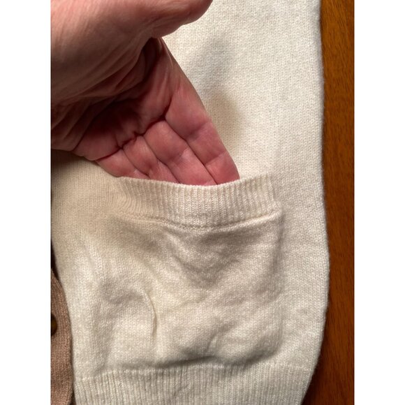 Madewell Womens Merino Wool Colorblock Cardigan Sweater S  Acadamia Corpcore - Picture 6 of 9